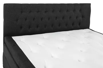 Lucky Komplett Sängpaket 180x200 Memory Diamant - Svart/Grå/PU - Products - Möbler - Säng - Kontinentalsäng