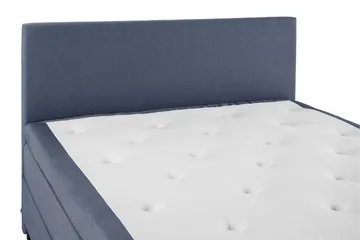 Lucky Komplett Sängpaket 180x200 Memory Slät Sänggavel - Mörkblå - Products - Möbler - Säng - Kontinentalsäng