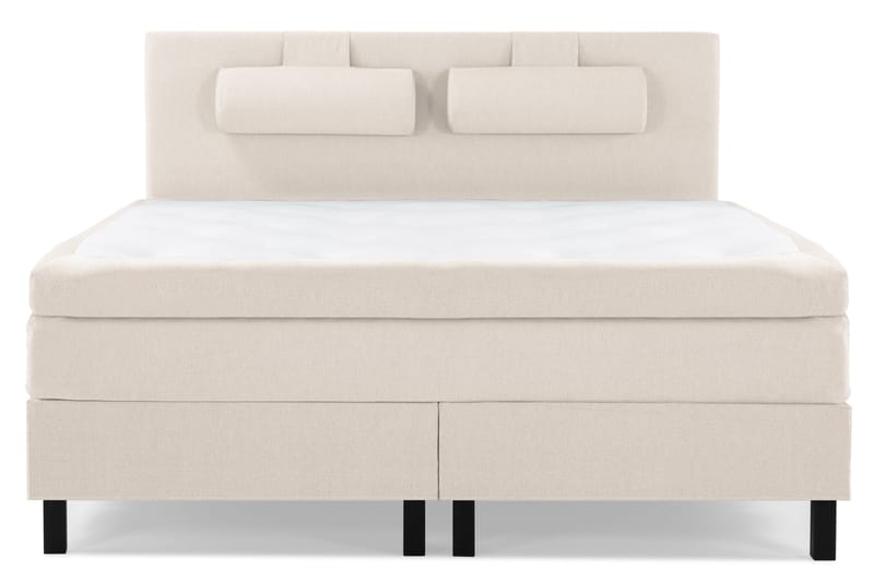 Lucky Komplett Sängpaket 180x200 Memory Slät Sänggavel - Nackkudde Stor Beige - Products - Möbler - Säng - Kontinentalsäng