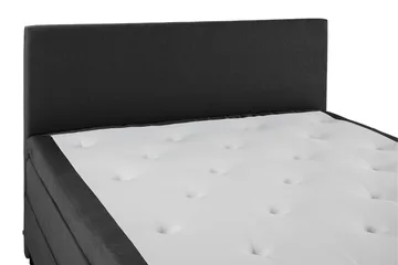 Lucky Komplett Sängpaket 180x200 Memory Slät Sänggavel - Svart/Grå - Products - Möbler - Säng - Kontinentalsäng