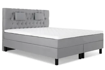 Lucky Komplett Sängpaket 180x200 Skum Diamant - Nackkudde Liten Mellangrå - Products - Möbler - Säng - Kontinentalsäng