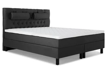 Lucky Komplett Sängpaket 180x200 Skum Diamant - Nackkudde Stor Svart/Grå - Products - Möbler - Säng - Kontinentalsäng