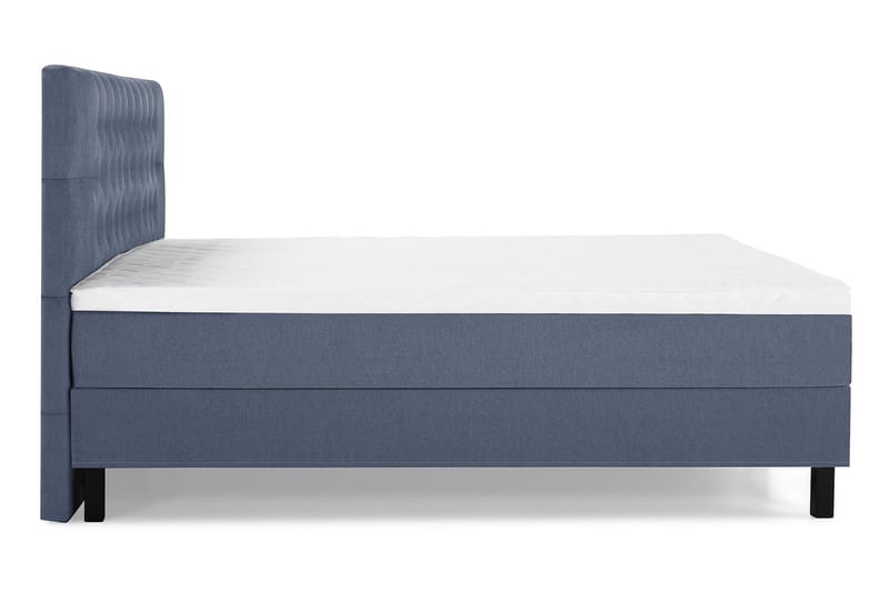 Lucky Komplett Sängpaket 180x200 Skum Diamant Sänggavel - Mörkblå - Products - Möbler - Säng - Kontinentalsäng