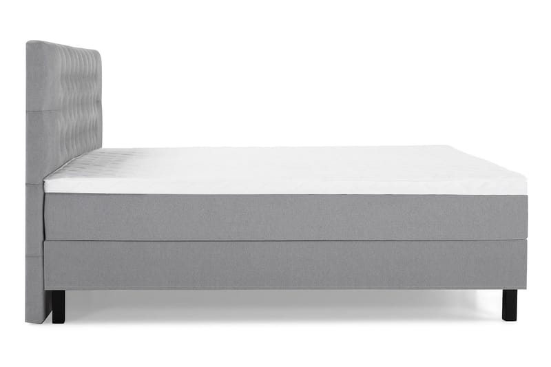 Lucky Komplett Sängpaket 180x200 Skum Diamant Sänggavel - Mellangrå - Products - Möbler - Säng - Kontinentalsäng