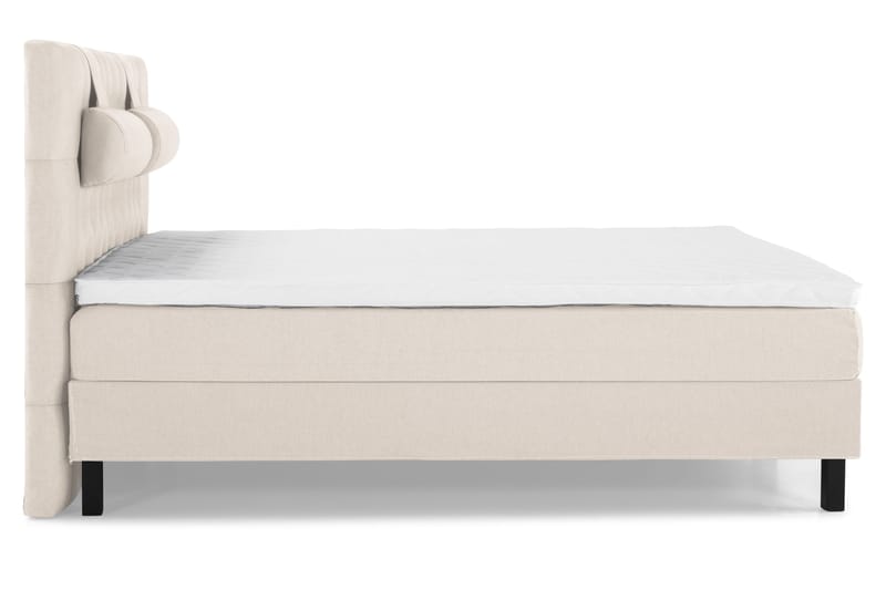 Lucky Komplett Sängpaket 180x200 Skum Diamant Sänggavel - Nackkudde Stor Beige - Products - Möbler - Säng - Kontinentalsäng