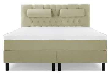Lucky Komplett Sängpaket 180x200 Skum Diamant Sänggavel - Nackkudde Stor Grön - Products - Möbler - Säng - Kontinentalsäng