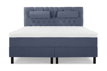 Lucky Komplett Sängpaket 180x200 Skum Diamant Sänggavel - Nackkudde Stor Mörkblå - Products - Möbler - Säng - Kontinentalsäng