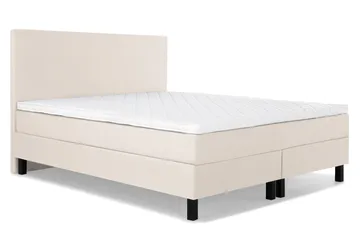 Lucky Komplett Sängpaket 180x200 Skum Slät Sänggavel - Beige - Products - Möbler - Säng - Kontinentalsäng