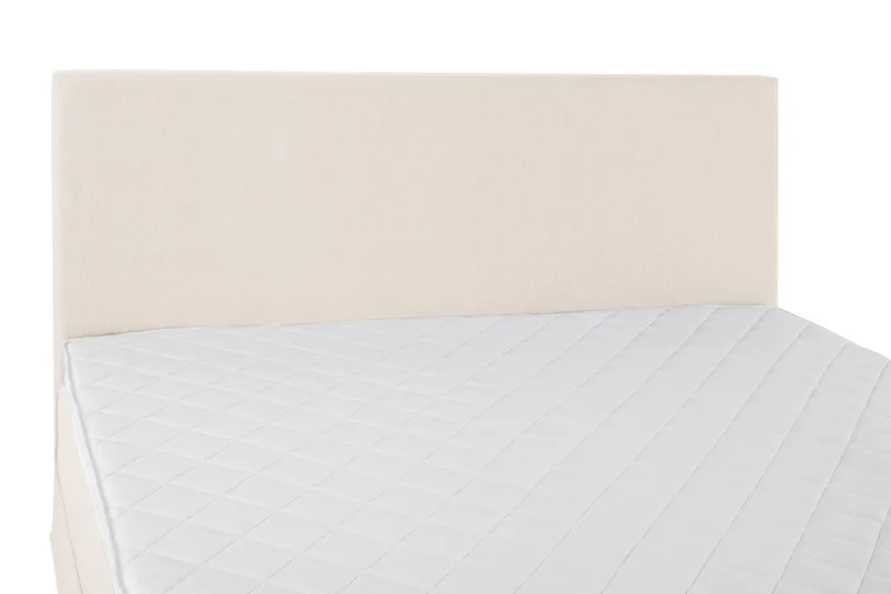 Lucky Komplett Sängpaket 180x200 Skum Slät Sänggavel - Beige - Products - Möbler - Säng - Kontinentalsäng