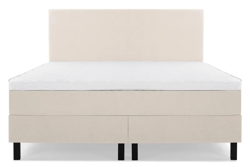 Lucky Komplett Sängpaket 180x200 Skum Slät Sänggavel - Beige - Products - Möbler - Säng - Kontinentalsäng