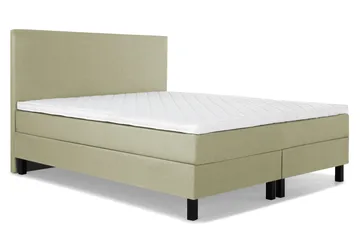 Lucky Komplett Sängpaket 180x200 Skum Slät Sänggavel - Grön - Products - Möbler - Säng - Kontinentalsäng