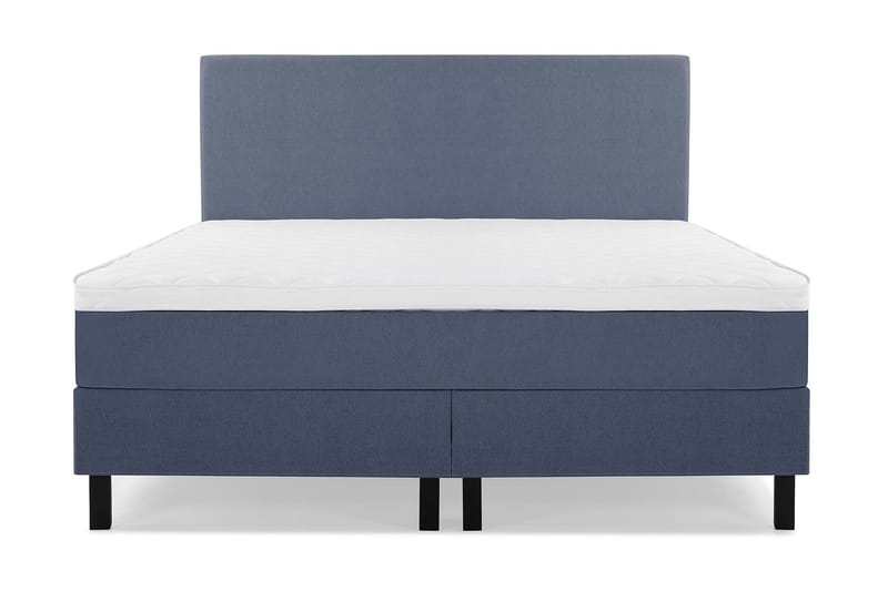 Lucky Komplett Sängpaket 180x200 Skum Slät Sänggavel - Mörkblå - Products - Möbler - Säng - Kontinentalsäng