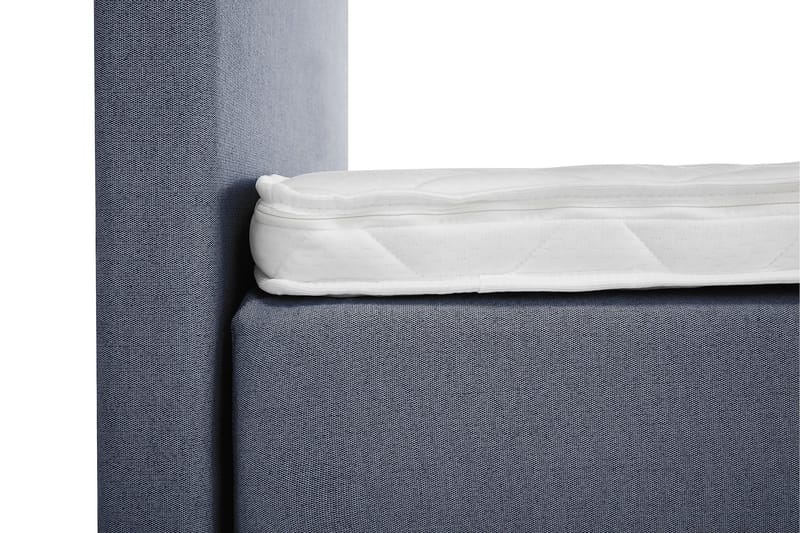 Lucky Komplett Sängpaket 180x200 Skum Slät Sänggavel - Nackkudde Liten Mörkblå - Products - Möbler - Säng - Kontinentalsäng