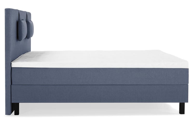 Lucky Komplett Sängpaket 180x200 Skum Slät Sänggavel - Nackkudde Liten Mörkblå - Products - Möbler - Säng - Kontinentalsäng