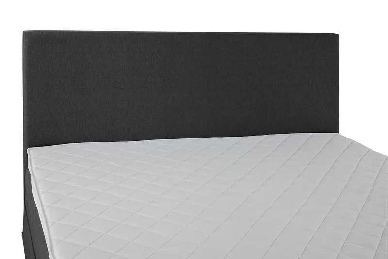 Lucky Komplett Sängpaket 180x200 Skum Slät - Svart/Grå - Products - Möbler - Säng - Kontinentalsäng