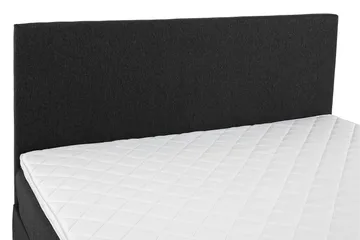 Lucky Komplett Sängpaket 180x200 Skum Slät - Svart/Grå/PU - Products - Möbler - Säng - Kontinentalsäng