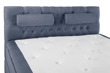 Lucky Komplett Sängpaket 180x200 Polyeter Diamant Sänggavel - Nackkudde Stor Mörkblå - Products - Möbler - Säng - Kontinentalsäng