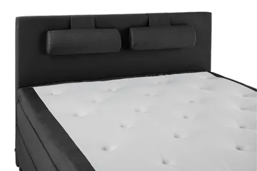 Lucky Komplett Sängpaket 180x200 Polyeter Slät - Nackkudde Stor Svart/Grå - Products - Möbler - Säng - Kontinentalsäng