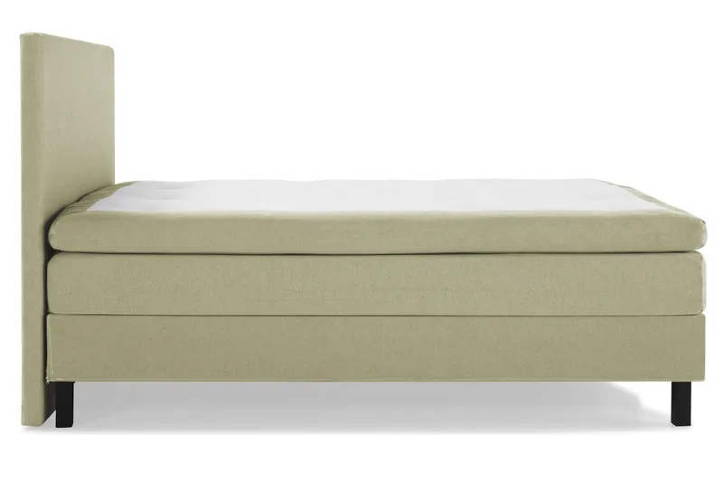 Lucky Komplett Sängpaket 180x200 Polyeter Slät Sänggavel - Grön - Products - Möbler - Säng - Kontinentalsäng