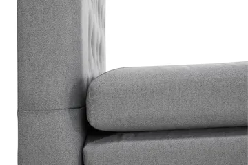 Lucky Komplett Sängpaket 180x200 Polyeter Diamant Sänggavel - Grå - Products - Möbler - Säng - Kontinentalsäng