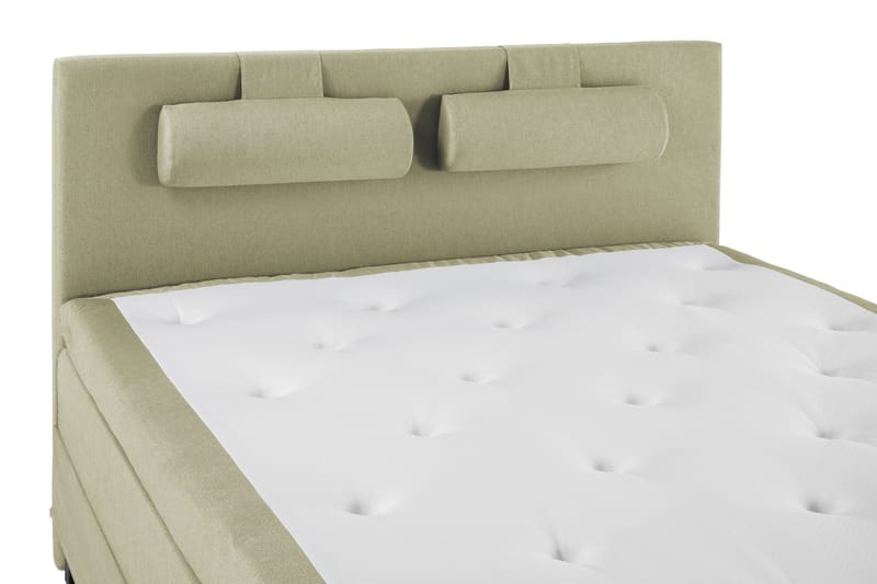Lucky Komplett Sängpaket 180x200 Polyeter Slät Sänggavel - Nackkudde Stor Grön - Products - Möbler - Säng - Kontinentalsäng