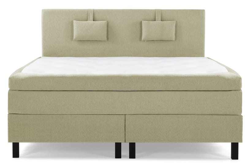 Lucky Komplett Sängpaket 180x200 Polyeter Slät Sänggavel - Nackkudde Liten Grön - Products - Möbler - Säng - Kontinentalsäng