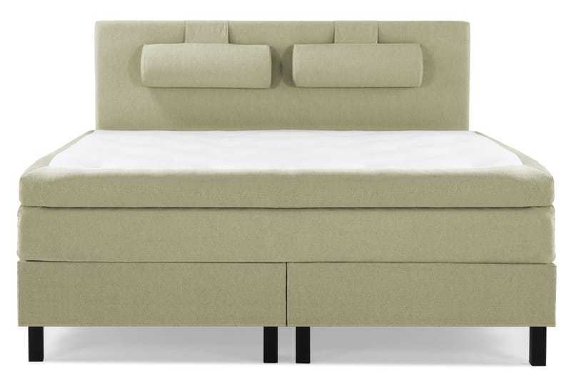 Lucky Komplett Sängpaket 180x200 Polyeter Slät Sänggavel - Nackkudde Stor Grön - Products - Möbler - Säng - Kontinentalsäng