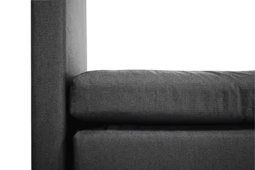 Lucky Komplett Sängpaket 180x200 Polyeter Slät - Nackkudde Stor Svart/Grå - Products - Möbler - Säng - Kontinentalsäng