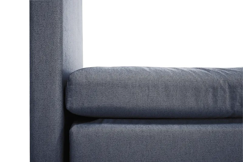 Lucky Komplett Sängpaket 180x200 Polyeter Slät Sänggavel - Nackkudde Liten Mörkblå - Products - Möbler - Säng - Kontinentalsäng