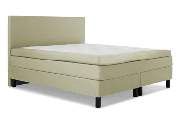 Lucky Komplett Sängpaket 180x200 Polyeter Slät Sänggavel - Grön - Products - Möbler - Säng - Kontinentalsäng