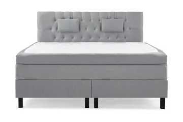Lucky Komplett Sängpaket 180x200 Polyeter Diamant - Nackkudde Liten Mellangrå - Products - Möbler - Säng - Kontinentalsäng