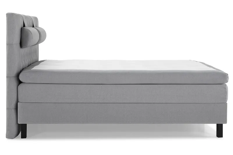 Lucky Komplett Sängpaket 180x200 Polyeter Diamant Sänggavel - Grå - Products - Möbler - Säng - Kontinentalsäng