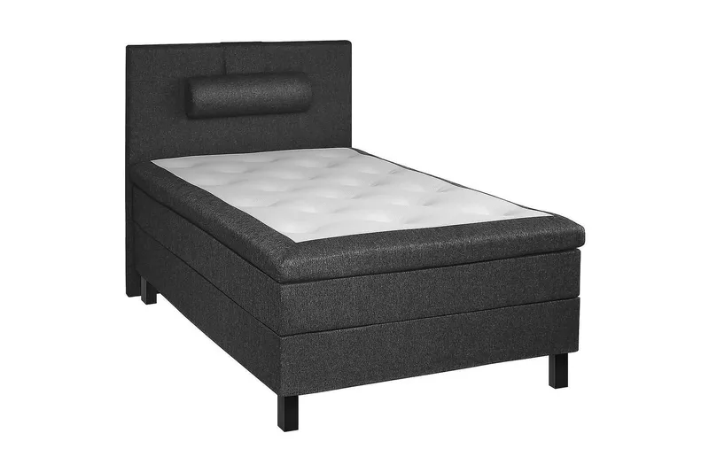 Lucky Kontinentalsäng 120x200Polyeter - Svart/Grå - Products - Möbler - Säng - Enkelsäng