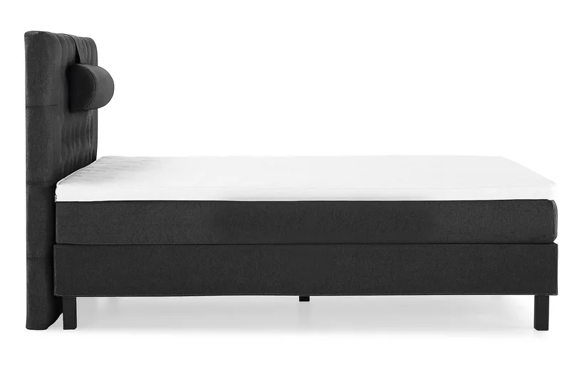 Lucky Kontinentalsäng 120x200Skum - Svart/Grå - Products - Möbler - Säng - Enkelsäng
