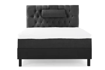 Lucky Kontinentalsäng 120x200Skum - Svart/Grå - Products - Möbler - Säng - Enkelsäng