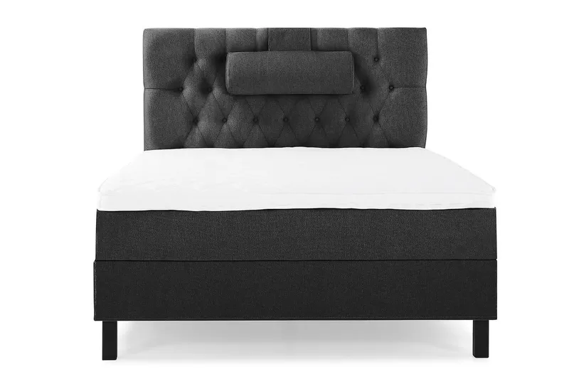 Lucky Kontinentalsäng 120x200Skum - Svart/Grå - Products - Möbler - Säng - Enkelsäng