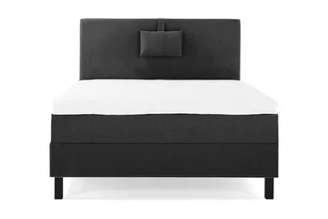 Utan sänggavel - Svart/Grå