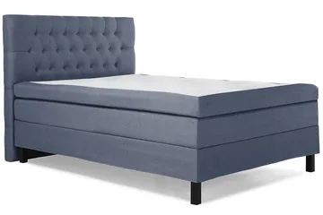 Lucky Kontinentalsäng 140x200Latexmadrass - Mörkblå - Products - Möbler - Säng - Kontinentalsäng