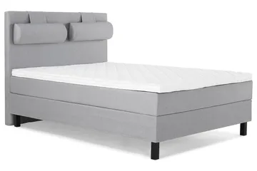 Lucky Kontinentalsäng 140x200Skum - Mellangrå - Products - Möbler - Säng - Kontinentalsäng