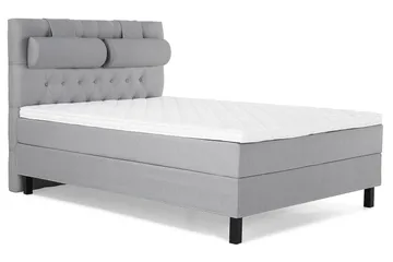 Lucky Kontinentalsäng 140x200Skum - Mellangrå - Products - Möbler - Säng - Kontinentalsäng