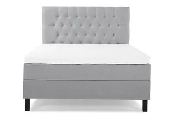 Lucky Kontinentalsäng 140x200Skum - Mellangrå - Products - Möbler - Säng - Kontinentalsäng