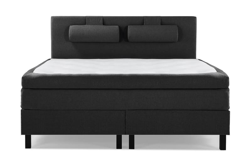 Lucky Kontinentalsäng 150x200 Polyester - Svart/Grå - Products - Möbler - Säng - Kontinentalsäng