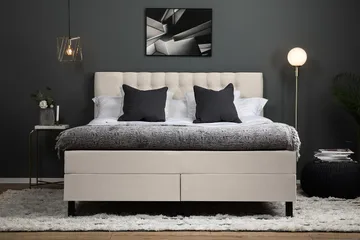Lucky Kontinentalsäng 160x200 cm - Beige - Products - Möbler - Säng - Kontinentalsäng