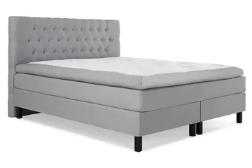Lucky Kontinentalsäng 160x200 cm - Mellangrå - Products - Möbler - Säng - Kontinentalsäng