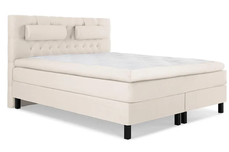 Lucky Kontinentalsäng 160x200Latexmadrass - Beige - Products - Möbler - Säng - Kontinentalsäng