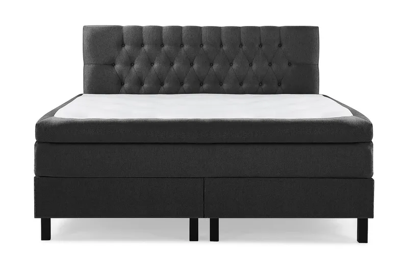 Lucky Kontinentalsäng 160x200Latexmadrass - Svart/Grå - Products - Möbler - Säng - Kontinentalsäng