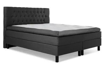 Lucky Kontinentalsäng 160x200Latexmadrass - Svart/Grå - Products - Möbler - Säng - Kontinentalsäng