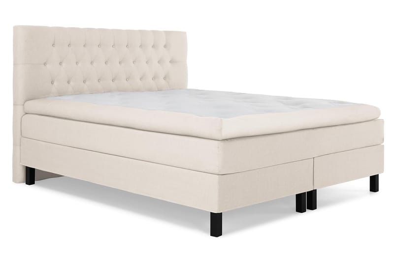 Lucky Kontinentalsäng 160x200Memorymadrass - Beige - Products - Möbler - Säng - Kontinentalsäng