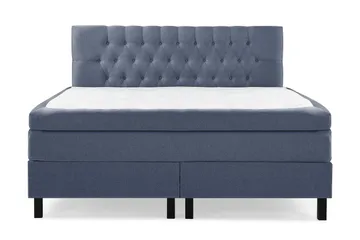 Utan sänggavel - Mörkblå