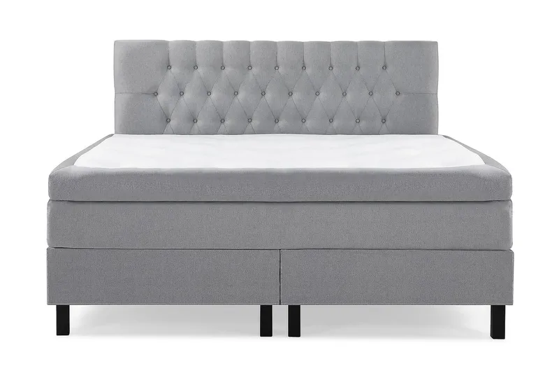Lucky Kontinentalsäng 180x200Latexmadrass - Mellangrå - Products - Möbler - Säng - Kontinentalsäng